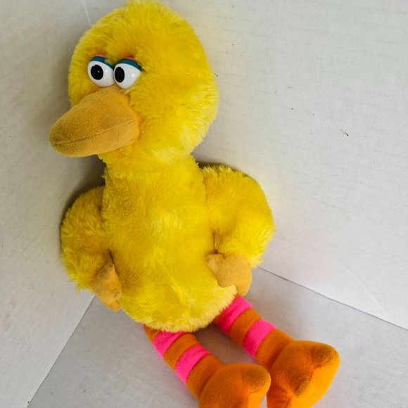 Applause 90s Sesame Street Stuffed Animal Yellow Big Bird Muppets 1992 Plush - Picture 5 of 14